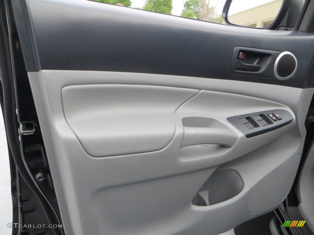 2013 Toyota Tacoma V6 TRD Sport Prerunner Double Cab Graphite Door Panel Photo #79548568