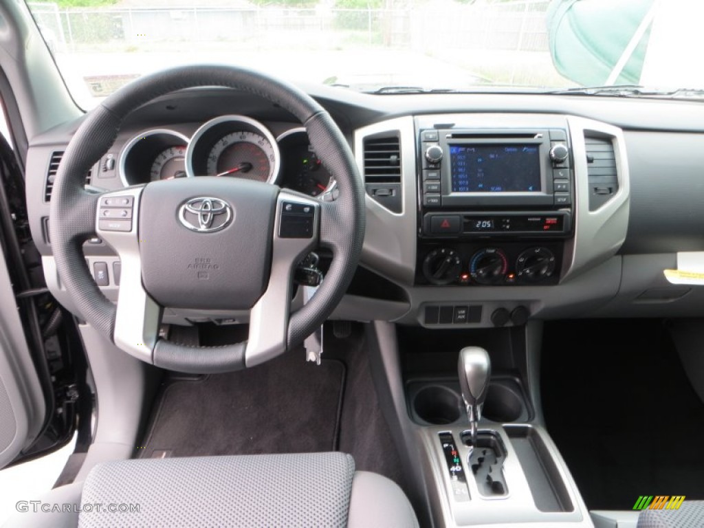 2013 Toyota Tacoma V6 TRD Sport Prerunner Double Cab Graphite Dashboard Photo #79548609