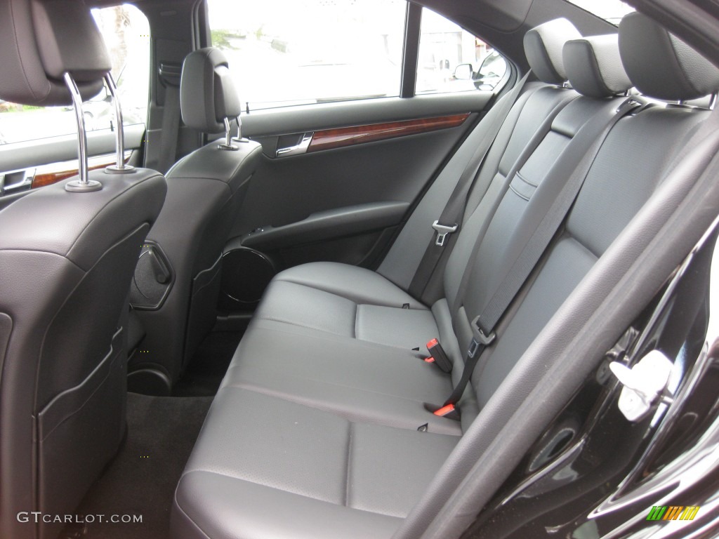 Black Interior 2011 Mercedes-Benz C 300 Sport Photo #79549753
