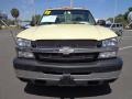 2003 Yellow Chevrolet Silverado 3500 Regular Cab Dually Flatbed  photo #12