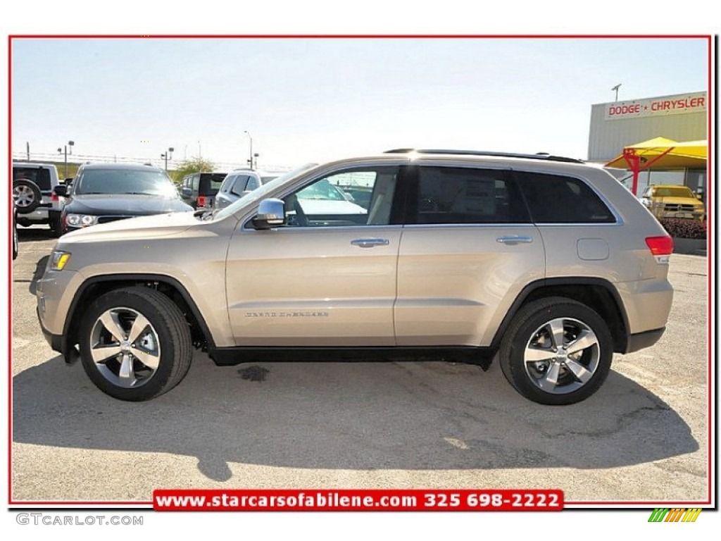 2014 Grand Cherokee Limited - Cashmere Pearl / New Zealand Black/Light Frost photo #3