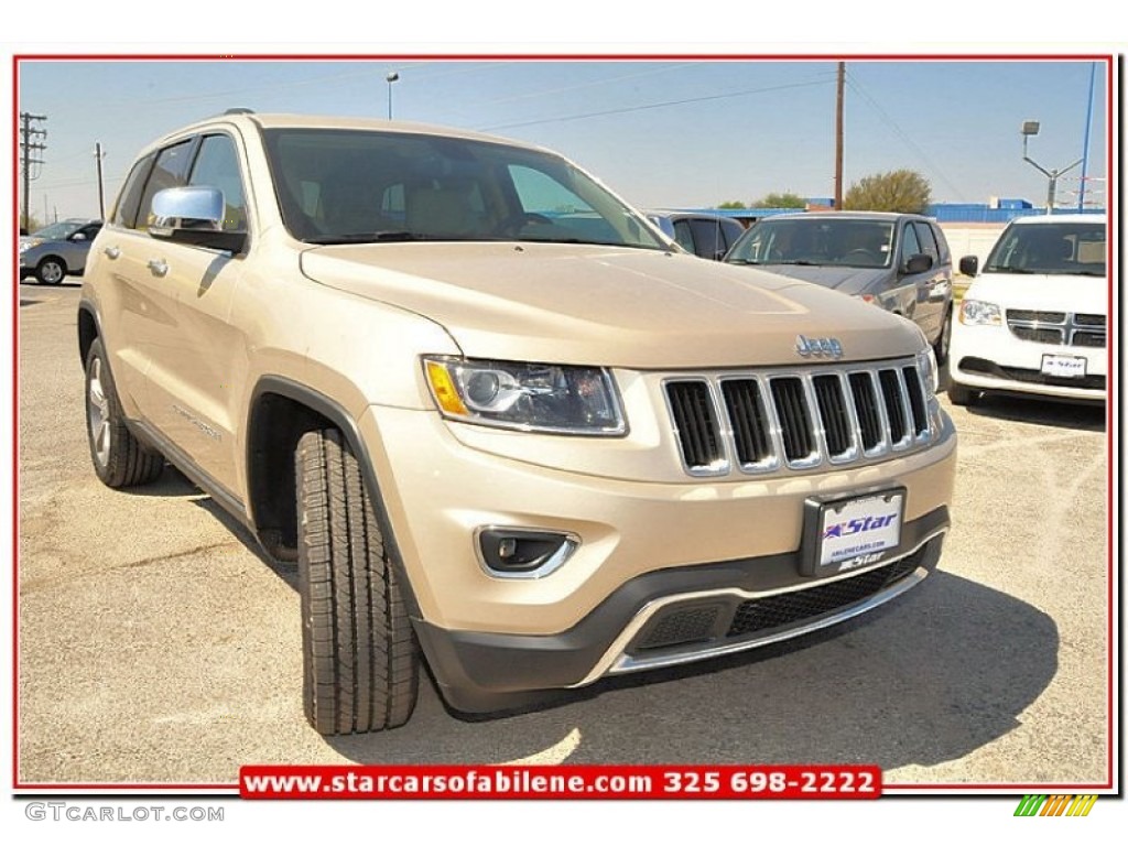 2014 Grand Cherokee Limited - Cashmere Pearl / New Zealand Black/Light Frost photo #9