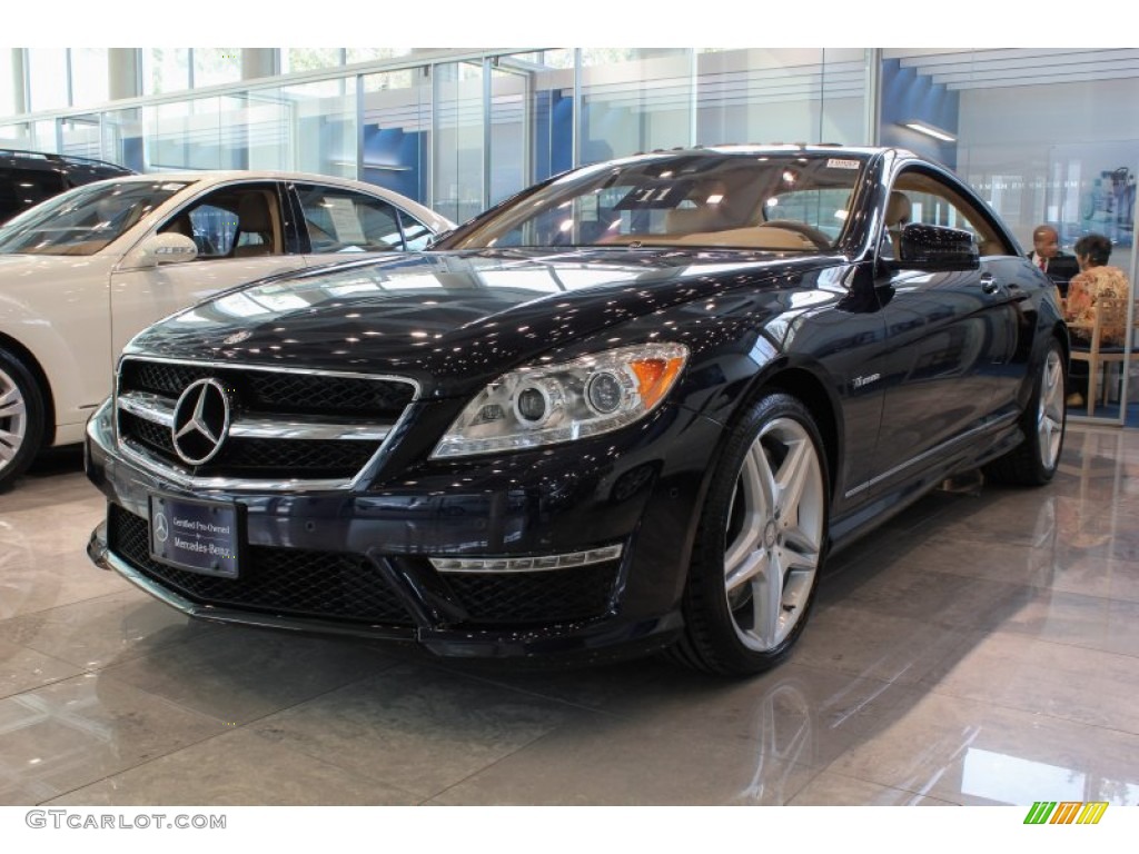 2011 CL 63 AMG - Capri Blue Metallic / Cashmere/Savanna photo #1
