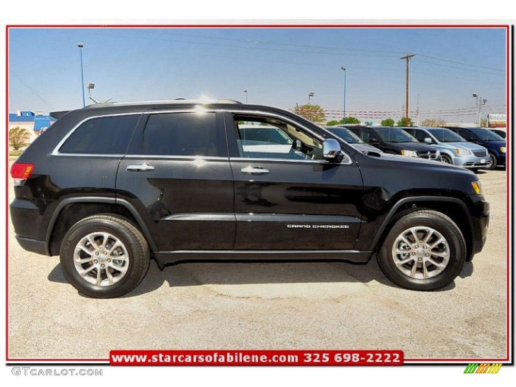 2014 Grand Cherokee Limited - Brilliant Black Crystal Pearl / New Zealand Black/Light Frost photo #7