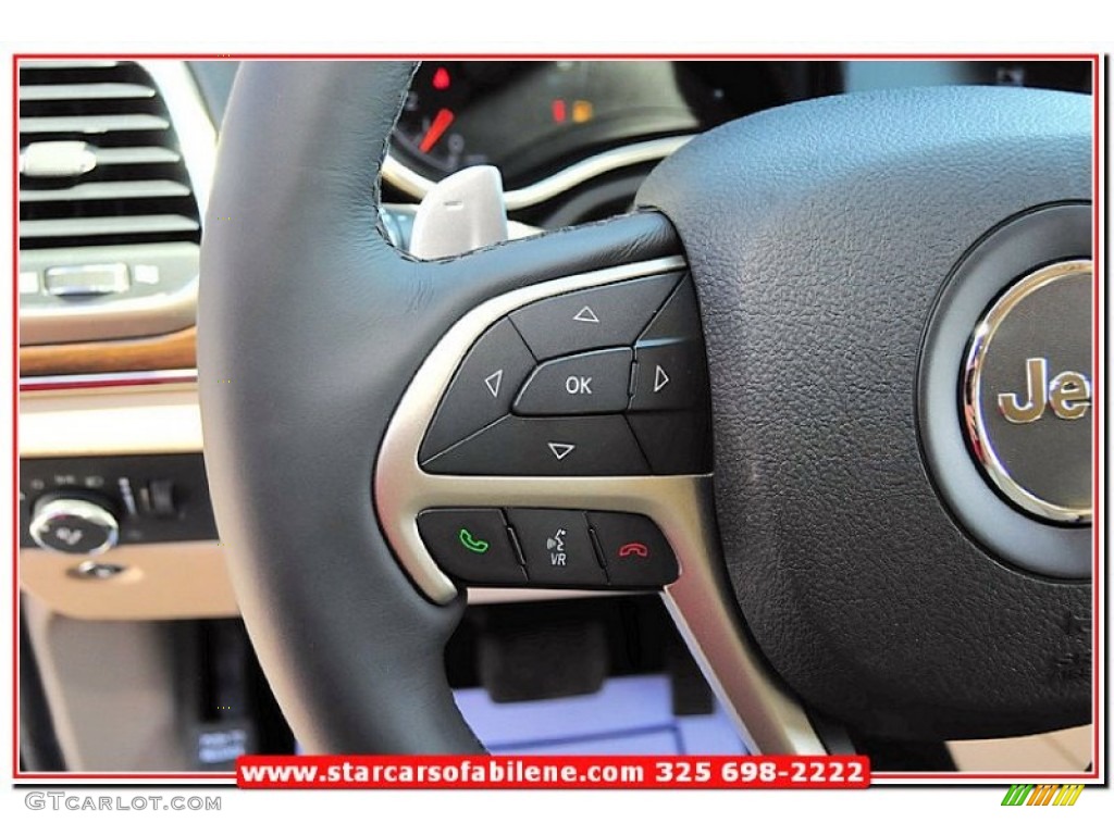 2014 Grand Cherokee Limited - Brilliant Black Crystal Pearl / New Zealand Black/Light Frost photo #15