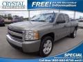 2008 Graystone Metallic Chevrolet Silverado 1500 LT Extended Cab  photo #1