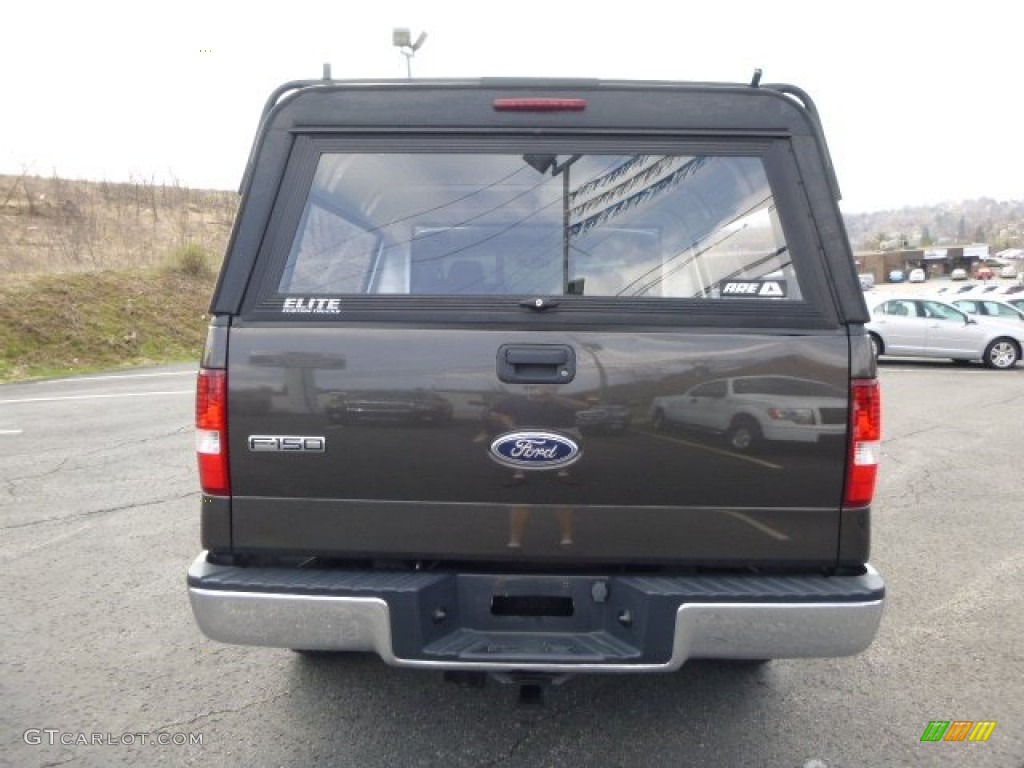 2005 F150 XL SuperCab 4x4 - Dark Stone Metallic / Medium Flint Grey photo #3