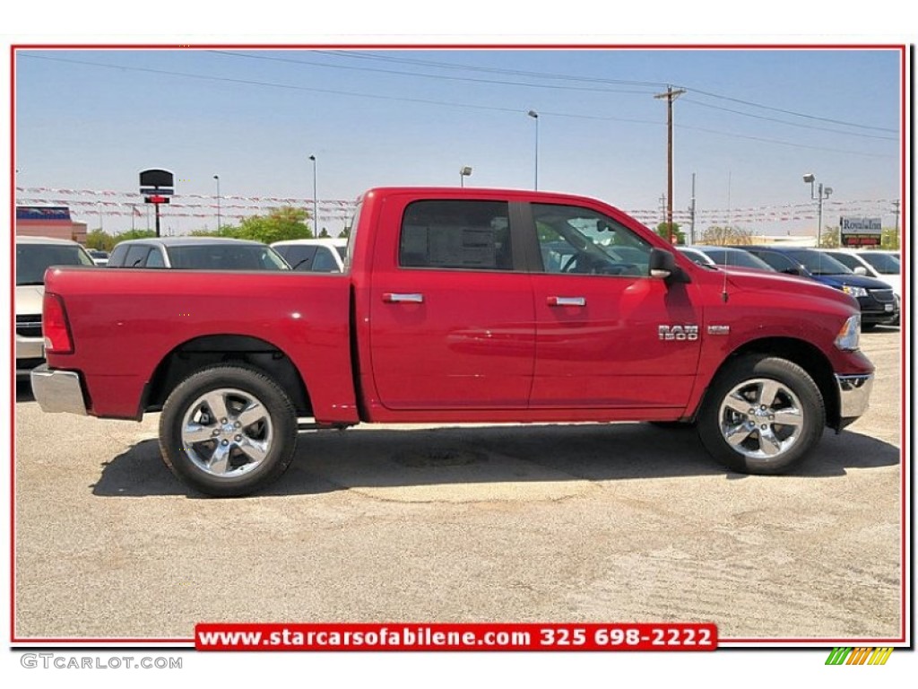 2013 1500 Lone Star Crew Cab 4x4 - Deep Cherry Red Pearl / Black/Diesel Gray photo #11