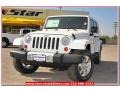 2013 Bright White Jeep Wrangler Unlimited Sahara 4x4  photo #1