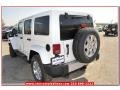 2013 Bright White Jeep Wrangler Unlimited Sahara 4x4  photo #5