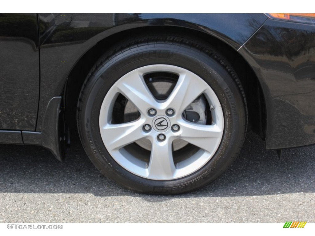 2010 TSX Sedan - Crystal Black Pearl / Ebony photo #7