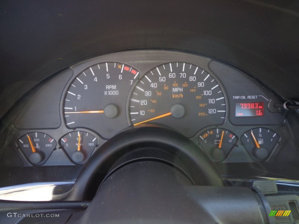 2001 Pontiac Firebird Coupe Gauges Photo #79555072