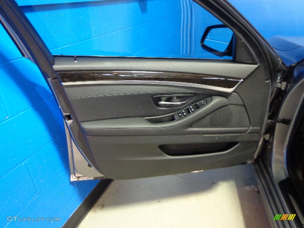2012 5 Series 528i xDrive Sedan - Space Gray Metallic / Black photo #23