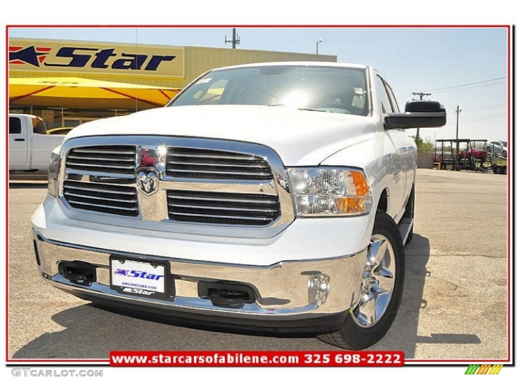 2013 1500 Lone Star Crew Cab 4x4 - Bright White / Black/Diesel Gray photo #1