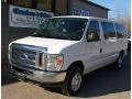 2010 Oxford White Ford E Series Van E350 XLT Passenger  photo #1