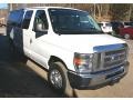 2010 Oxford White Ford E Series Van E350 XLT Passenger  photo #10