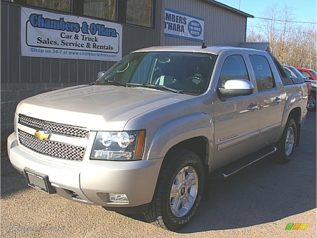 2008 Avalanche LTZ 4x4 - Gold Mist Metallic / Ebony photo #1