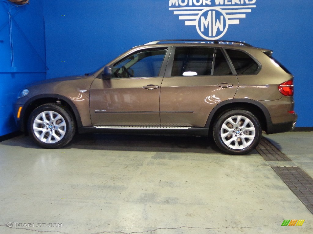 2013 X5 xDrive 35i Premium - Sparkling Bronze Metallic / Cinnamon Brown photo #4