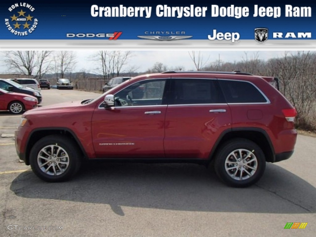 Deep Cherry Red Crystal Pearl Jeep Grand Cherokee