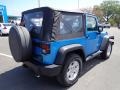 2010 Surf Blue Pearl Jeep Wrangler Sport 4x4  photo #8