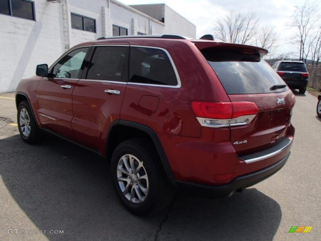 2014 Grand Cherokee Limited 4x4 - Deep Cherry Red Crystal Pearl / Morocco Black photo #8