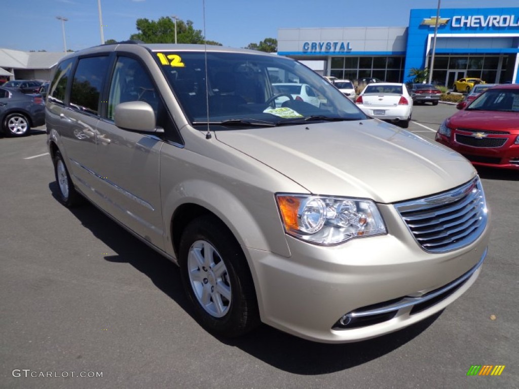 2012 White Gold Metallic Chrysler Town Amp Country Touring