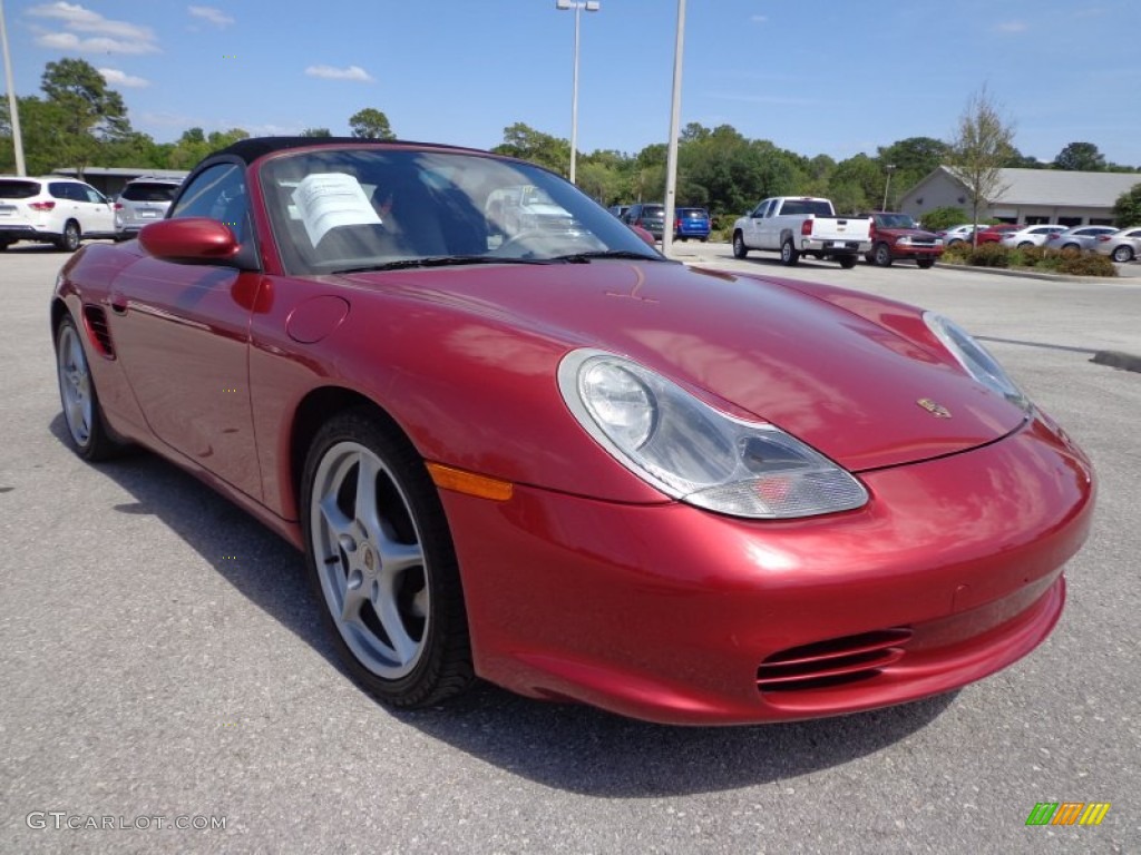Orient Red Metallic 2003 Porsche Boxster Standard Boxster Model Exterior Photo #79558483