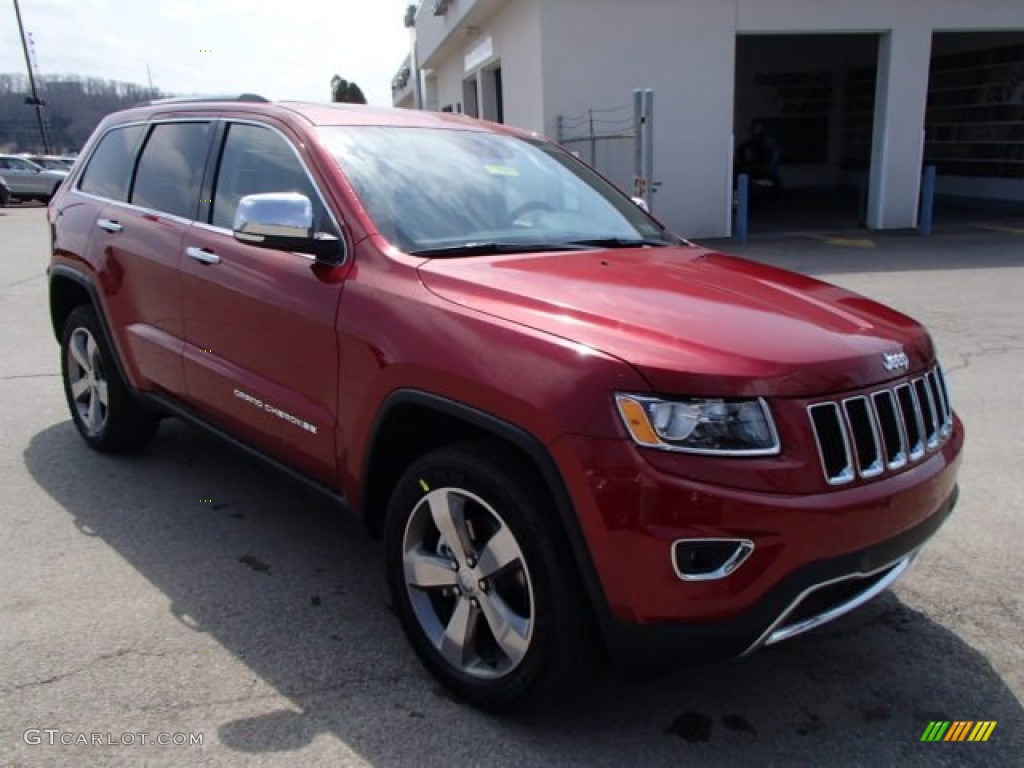 2014 Grand Cherokee Limited 4x4 - Deep Cherry Red Crystal Pearl / New Zealand Black/Light Frost photo #4