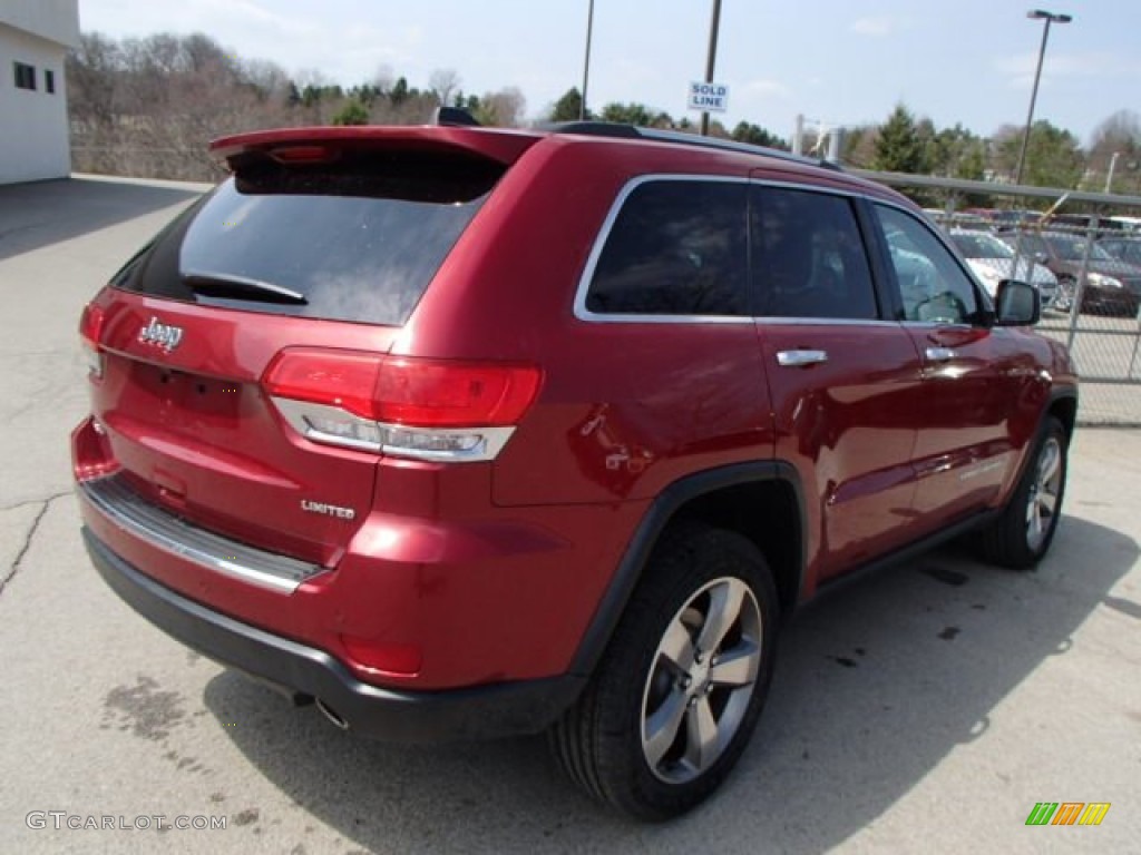 2014 Grand Cherokee Limited 4x4 - Deep Cherry Red Crystal Pearl / New Zealand Black/Light Frost photo #6