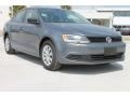 2013 Platinum Gray Metallic Volkswagen Jetta S Sedan  photo #1