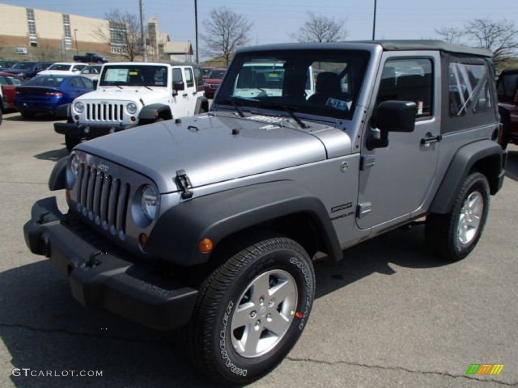 2013 Wrangler Unlimited Sport S 4x4 - Billet Silver Metallic / Black photo #2