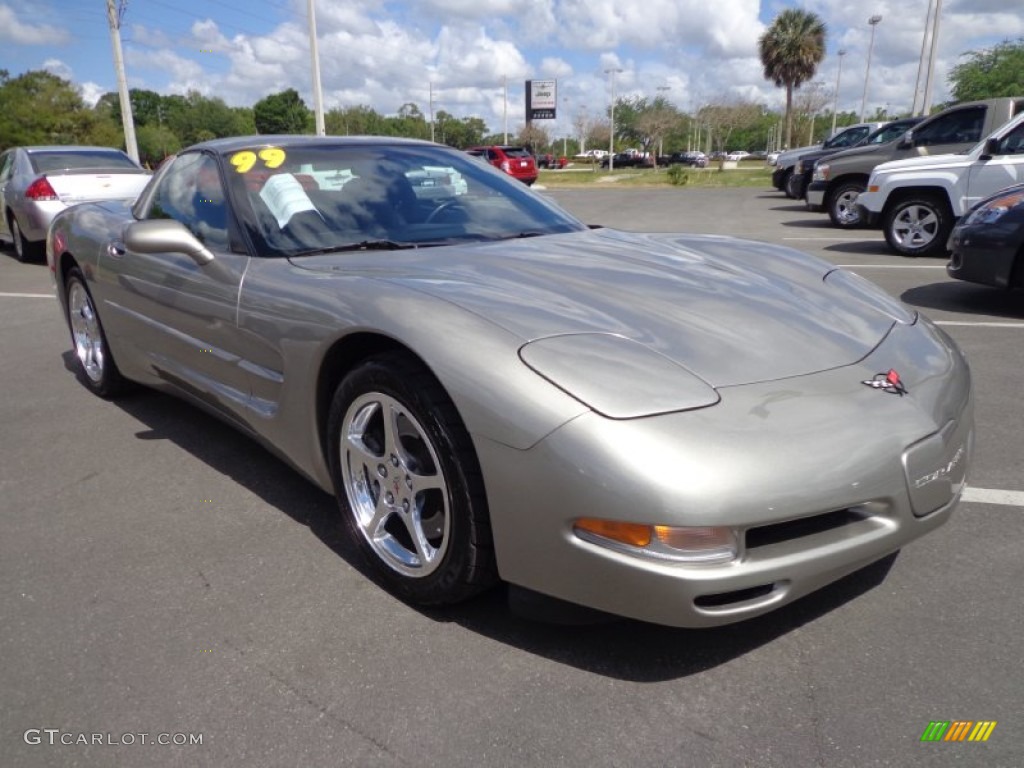 Light Pewter Metallic 1999 Chevrolet Corvette Coupe Exterior Photo #79559171