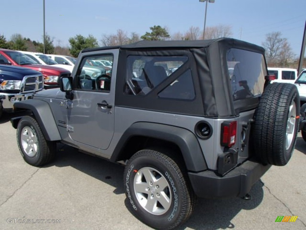 2013 Wrangler Unlimited Sport S 4x4 - Billet Silver Metallic / Black photo #8