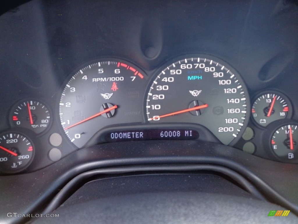 1999 Chevrolet Corvette Coupe Gauges Photo #79559296