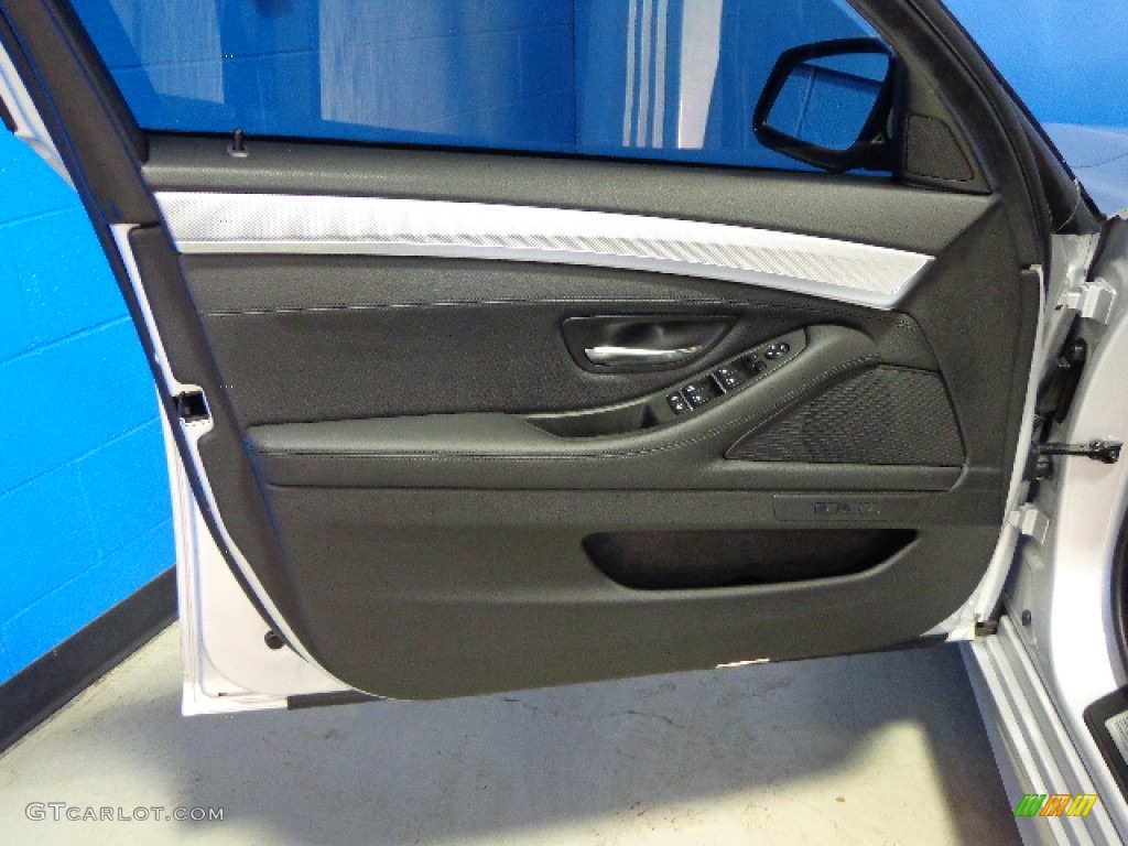 2013 BMW 5 Series 550i xDrive Sedan Black Door Panel Photo #79559719