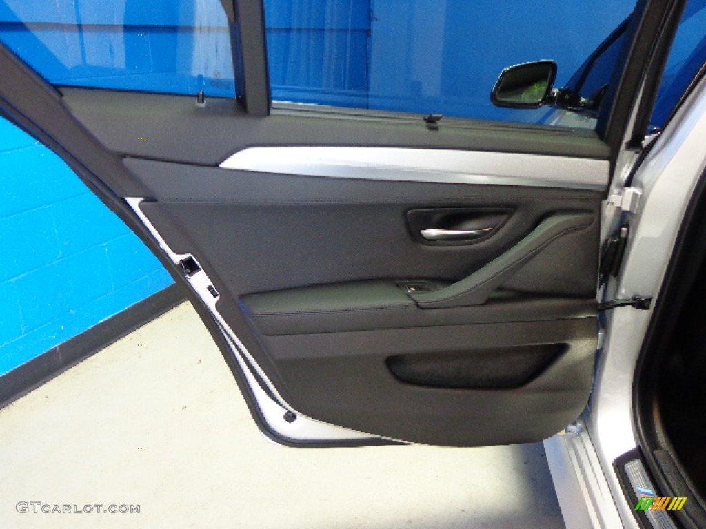 2013 BMW 5 Series 550i xDrive Sedan Black Door Panel Photo #79559741