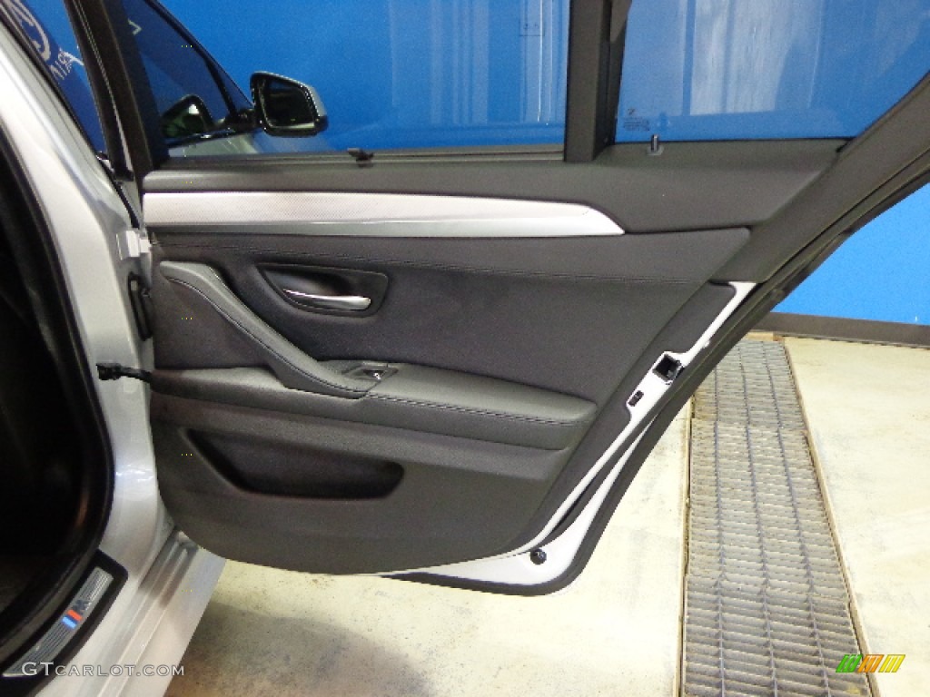 2013 BMW 5 Series 550i xDrive Sedan Black Door Panel Photo #79559761