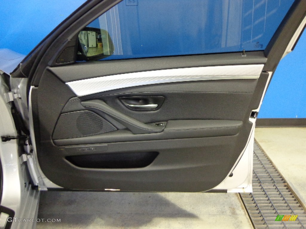 2013 BMW 5 Series 550i xDrive Sedan Black Door Panel Photo #79559774