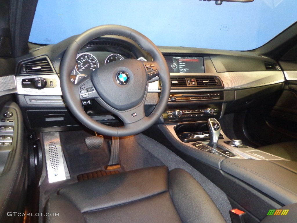 2013 BMW 5 Series 550i xDrive Sedan Black Dashboard Photo #79559793