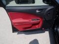 Black/Red 2013 Dodge Charger SXT Plus AWD Door Panel