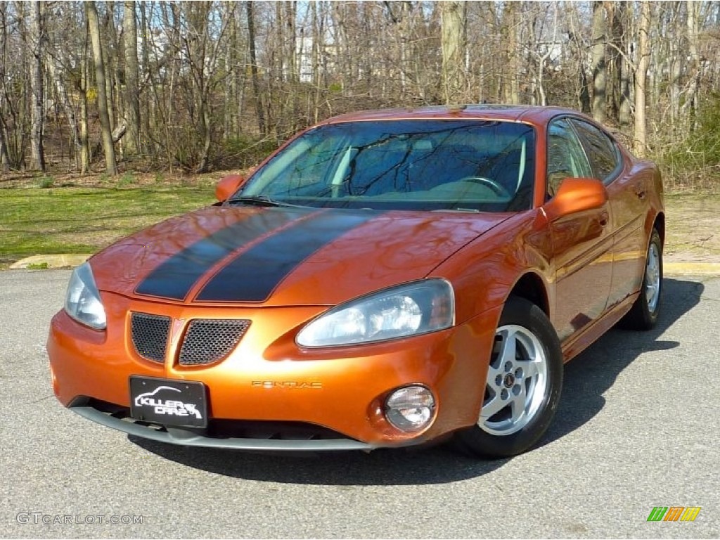 2004 Grand Prix GT Sedan - Fusion Orange Metallic / Dark Pewter photo #3