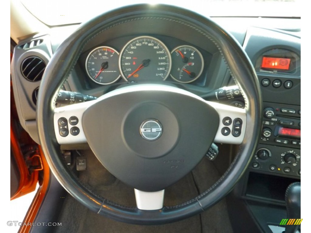 2004 Pontiac Grand Prix GT Sedan Dark Pewter Steering Wheel Photo #79561359