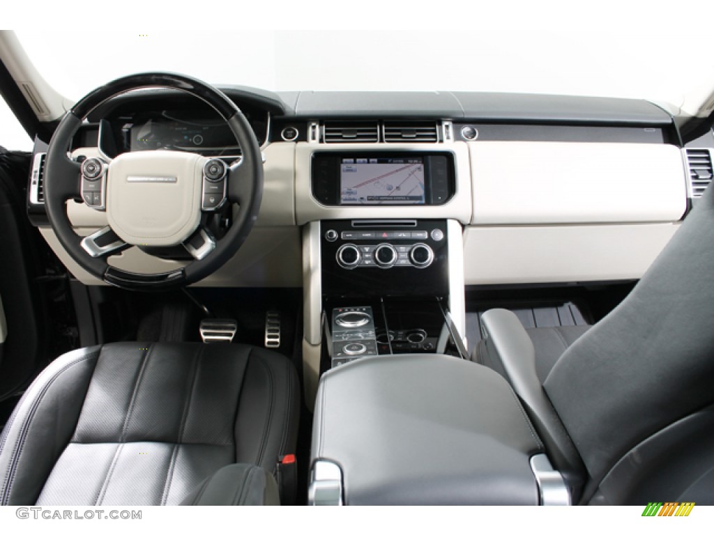 2013 Land Rover Range Rover Supercharged LR V8 Ebony/Ivory Dashboard Photo #79562884