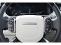 2013 Land Rover Range Rover Ebony/Ivory Interior Steering Wheel Photo