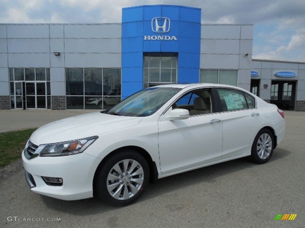 White Orchid Pearl 2013 Honda Accord EX-L Sedan Exterior Photo #79562941