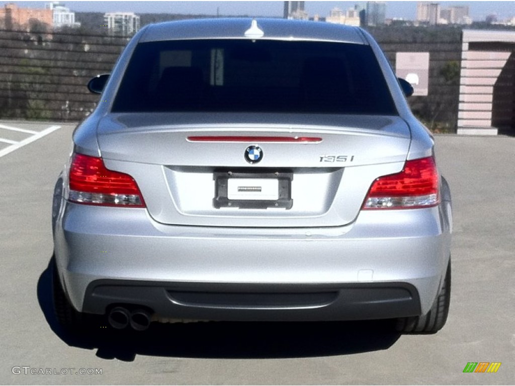 2009 1 Series 135i Coupe - Titanium Silver Metallic / Black photo #11