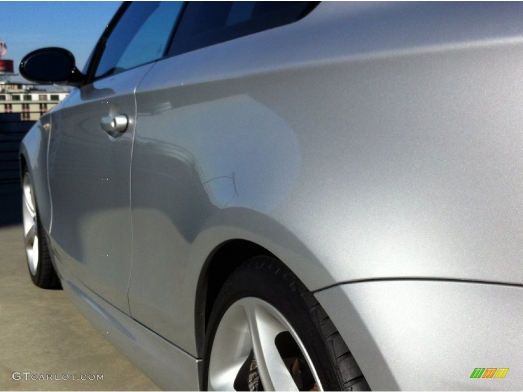 2009 1 Series 135i Coupe - Titanium Silver Metallic / Black photo #15