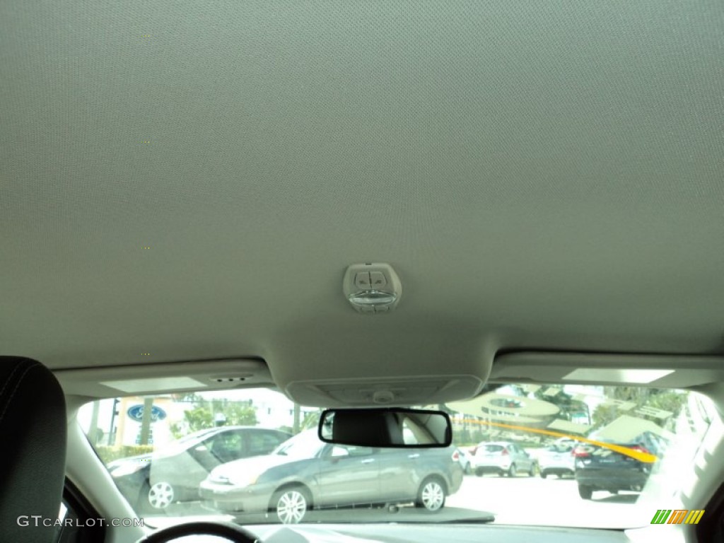 2012 Focus SEL Sedan - Sterling Grey Metallic / Charcoal Black Leather photo #29