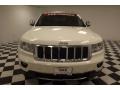 2012 Stone White Jeep Grand Cherokee Overland 4x4  photo #2