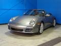 Meteor Grey Metallic - 911 Carrera 4S Cabriolet Photo No. 3